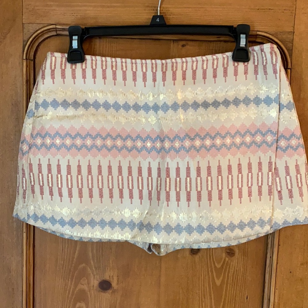 BCBGeneration multicolored skort, size 2